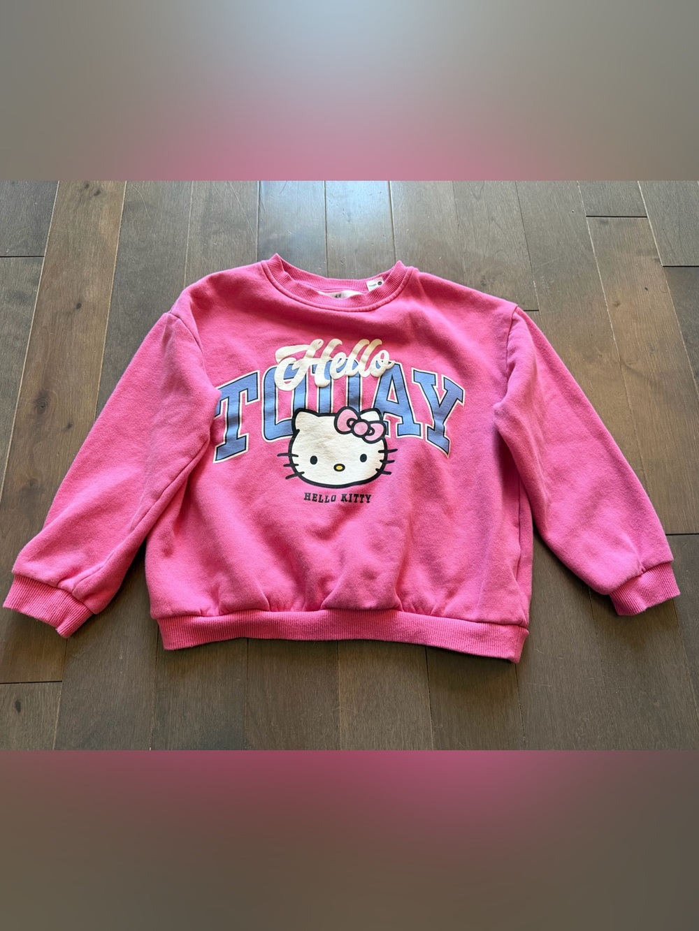 H&M Hello Kitty Pink Crewneck Sweatshirt for Kids